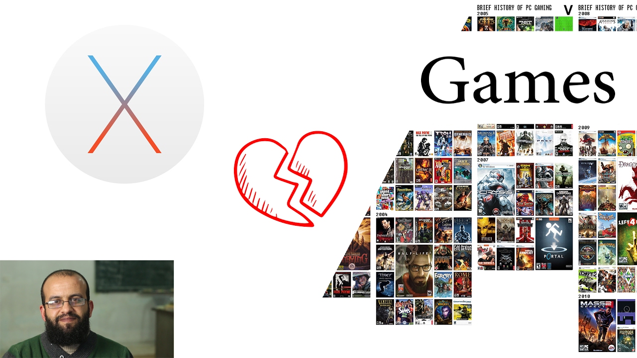 لماذا ليس هناك ألعاب كثيرة تعمل على نظام الماك؟ games on Mac