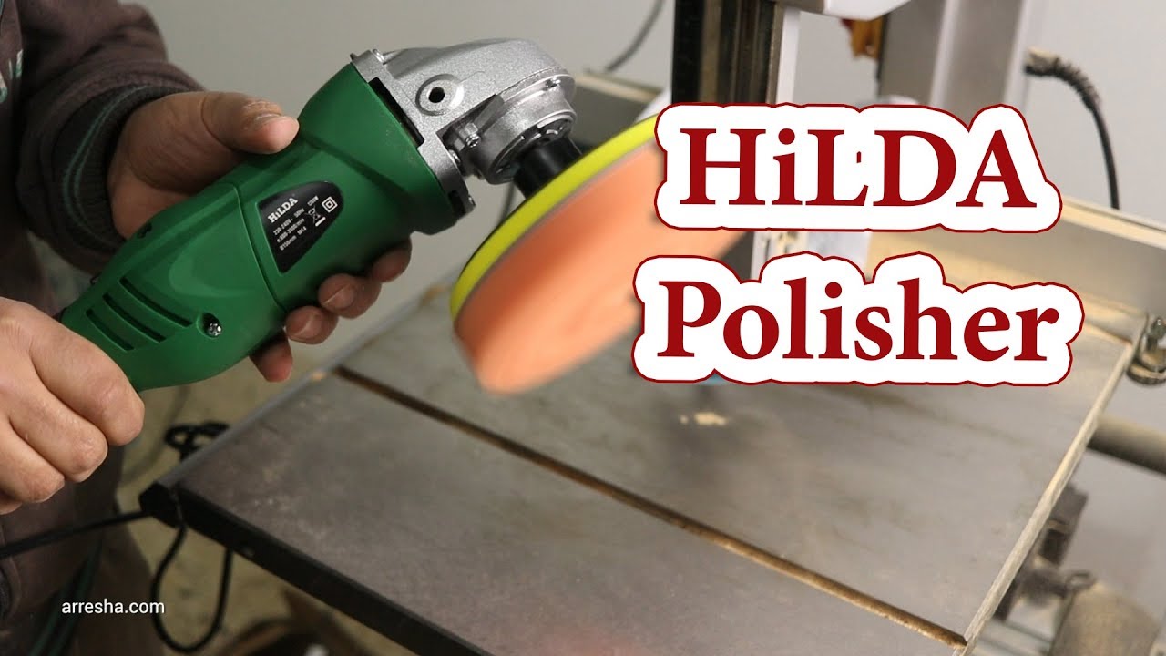 جهاز التلميع من هيلدا 1200 واط من موقع بانجوود HILDA 220V Electric Polisher 1200W review